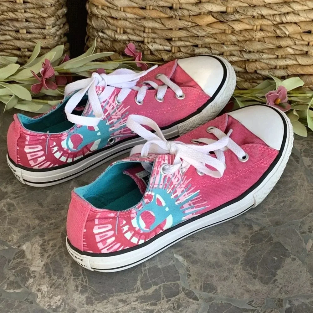 Converse Chuck Taylor All Star Paint Splatter Sneaker 647625F Juniors Size 3Y
